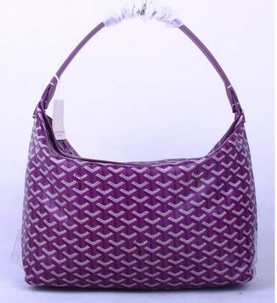 Goyard Fidji Bag with Leather Trim 4590 purple