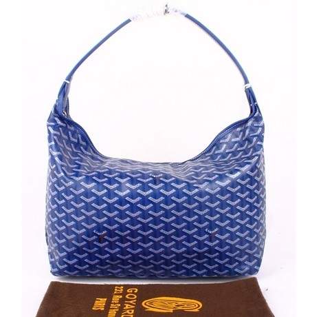 Goyard Fidji Bag with Leather Trim 4590 rblue - Click Image to Close