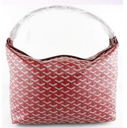 Goyard Fidji Bag with Leather Trim 4590 red
