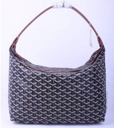 Goyard Fidji Bag with Leather Trim 4590 tan - Click Image to Close
