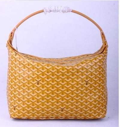 Goyard Fidji Bag with Leather Trim 4590 yellow