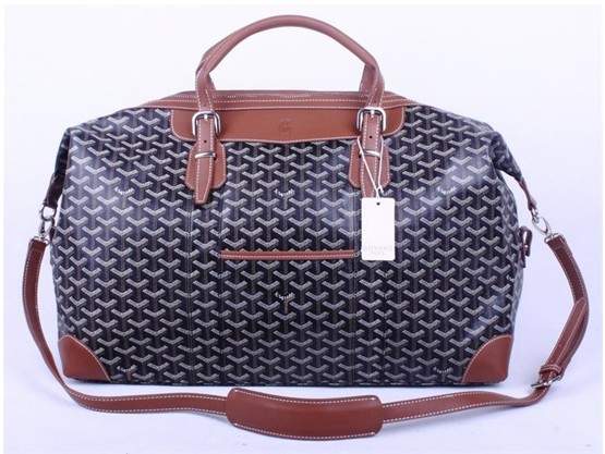 Goyard Luggage Shoulder Tote Bag 8952 coffee