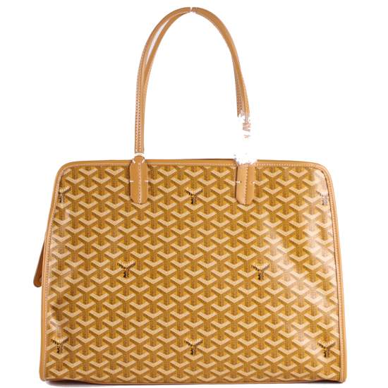 Goyard Shopper Tote Bag 8954 Yellow
