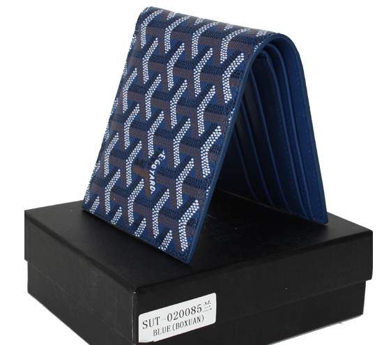 Goyard Bi-fold Wallet 020085 blue