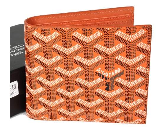 Goyard Bi-fold Wallet 020085 orange - Click Image to Close