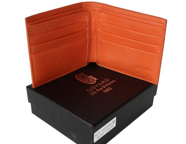 Goyard Bi-fold Wallet 020085 orange - Click Image to Close