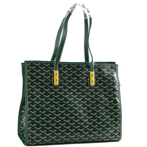 Goyard wheat tote handbag 2391 Green - Click Image to Close