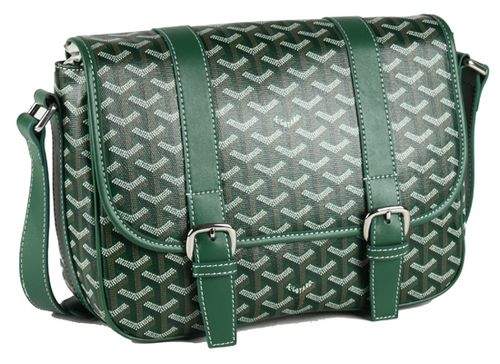 Goyard Flap Medium Shoulder Messager Bag - 8955 Green - Click Image to Close