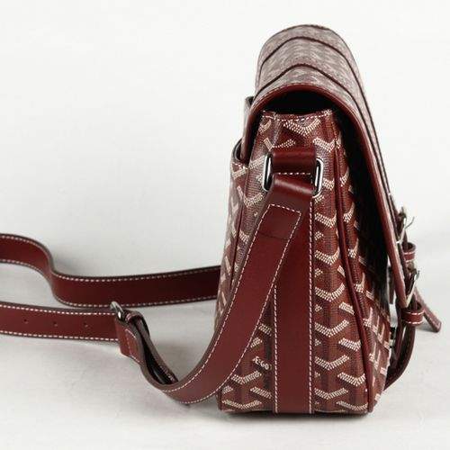 Goyard Flap Medium Shoulder Messager Bag - 8955 Wine Red