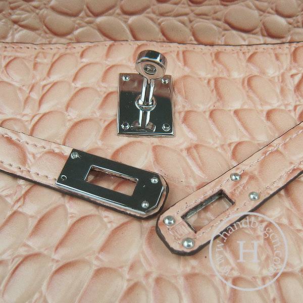 Hermes Mini Kelly 22cm H008 Light Orange Stone Leather With Silver Hardware