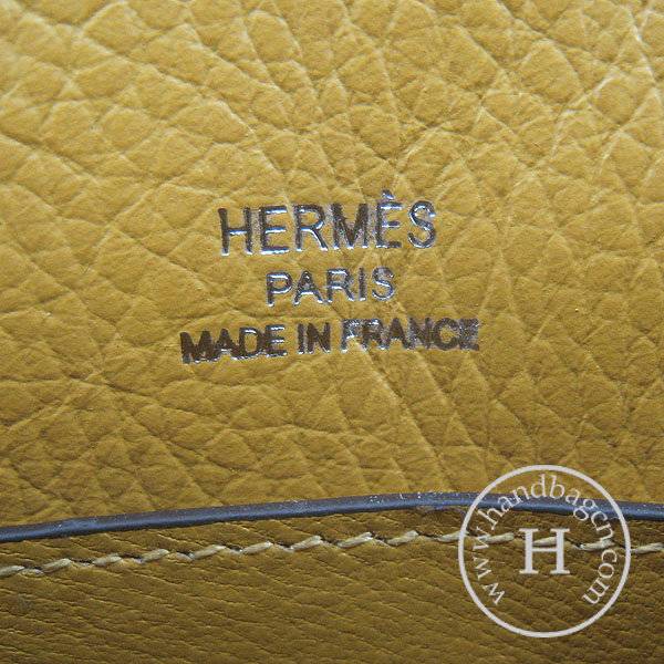 Hermes Mini Kelly 22cm H008 Orange Mix Calfskin Leather With Silver Hardware - Click Image to Close