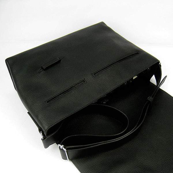 Hermes 2815 Alfred Messenger Bag - Black