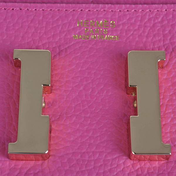 2012 New Arrival Hermes 6023 Constance Long Wallet - Peach Red with Gold Hardware