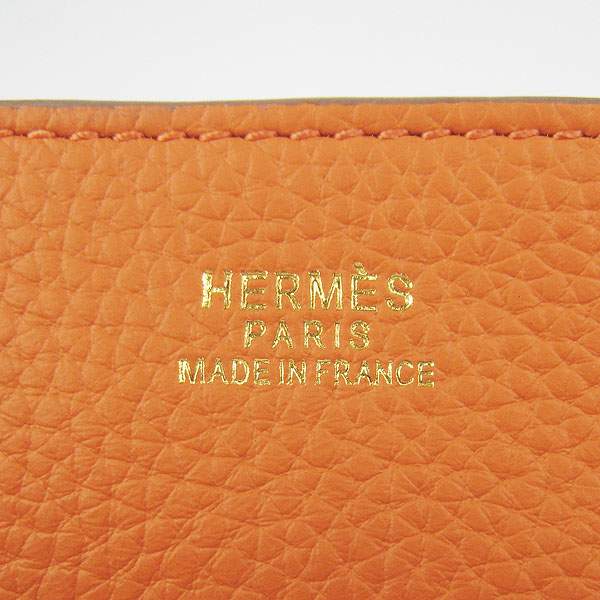 Hermes Double Sens Shopper Bag - 8067 Orange & Coffee - Click Image to Close