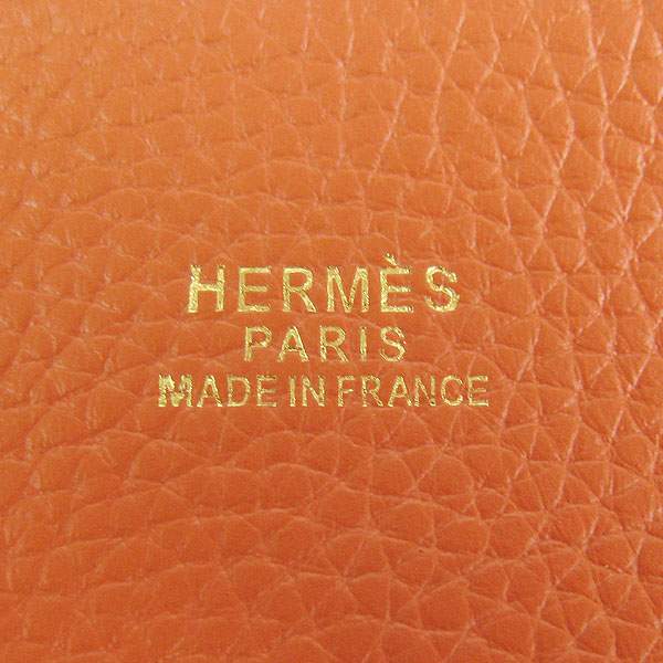 Hermes Double Sens Shopper Bag - 8068 Orange & Peach Red - Click Image to Close