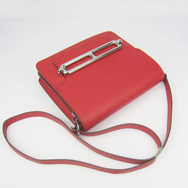 Hermes New Messenger Bag - 8078 Red