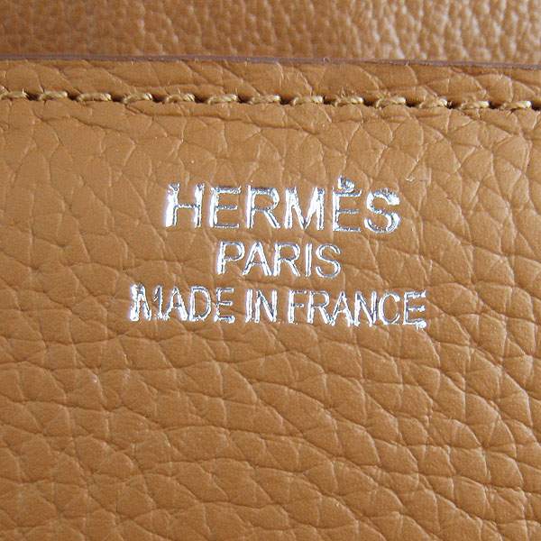Hermes Togo Leather Messenger Bag - 8079 Coffee - Click Image to Close
