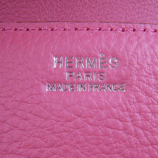 Hermes Togo Leather Messenger Bag - 8082 Peach Red