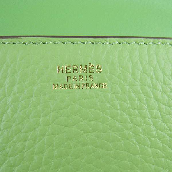 Hermes Constance Calf Leather Bag - H017 Green With Gold Hardware - Click Image to Close