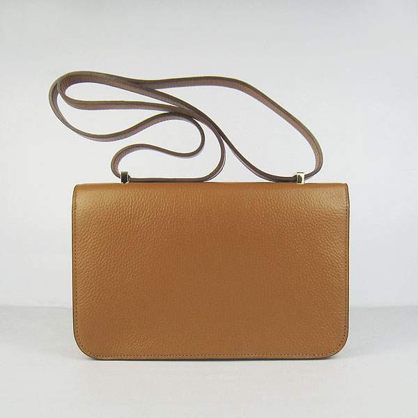 Hermes Constance Togo Leather Handbag - H020 Coffee with Gold Hardware