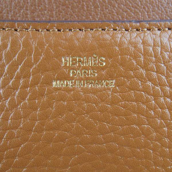 Hermes Constance Togo Leather Handbag - H020 Coffee with Gold Hardware