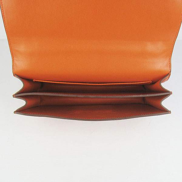 Hermes Constance Togo Leather Handbag - H020 Orange with Gold Hardware