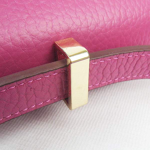 Hermes Constance Togo Leather Handbag - H020 Peach Red with Gold Hardware
