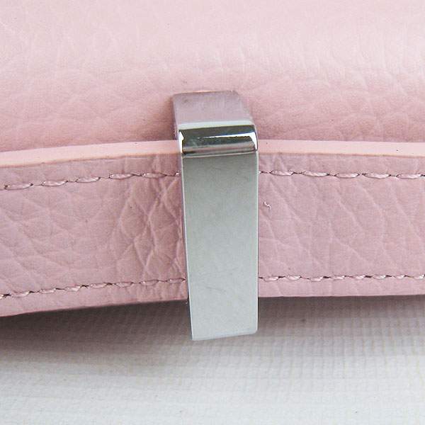 Hermes Constance Togo Leather Handbag - H020 Pink with Silver Hardware