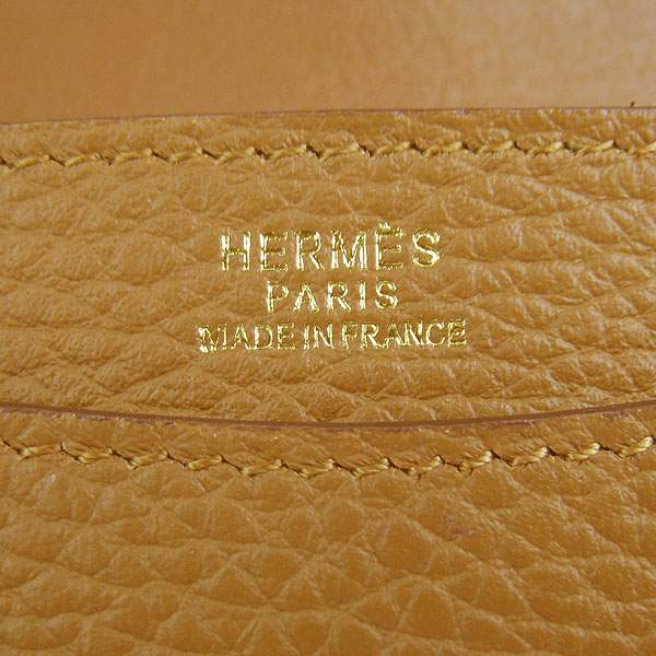 Hermes Lydie 2way Shoulder Bag - H021 Coffee With Gold Hardware - Click Image to Close