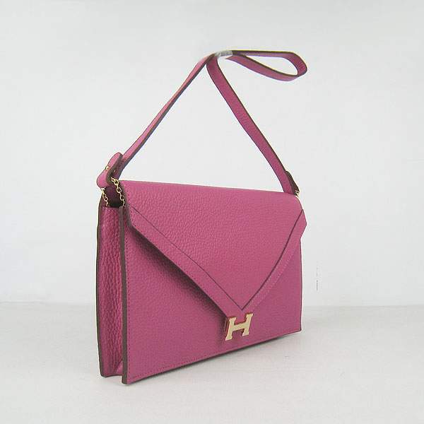 Hermes Lydie 2way Shoulder Bag - H021 Peach Red With Gold Hardware