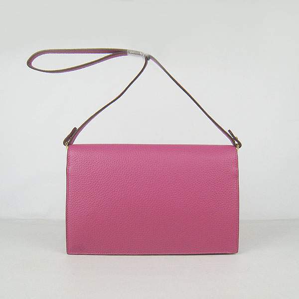 Hermes Lydie 2way Shoulder Bag - H021 Peach Red With Gold Hardware