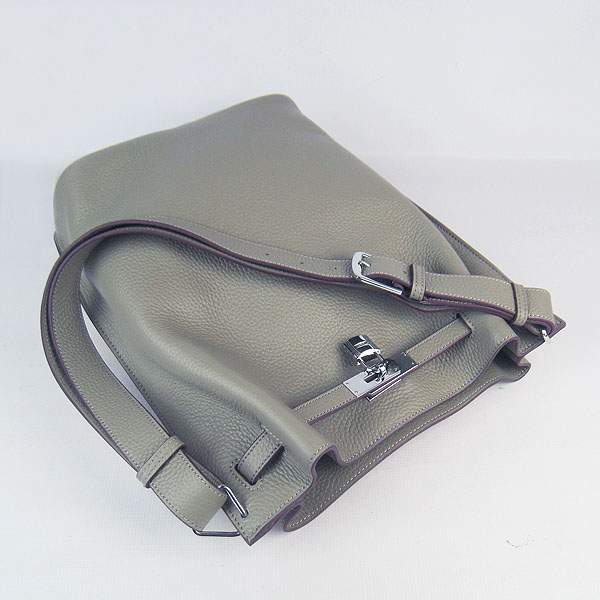 Hermes So Kelly 34cm Tote Leather Handbag - H2804 Khaki - Click Image to Close