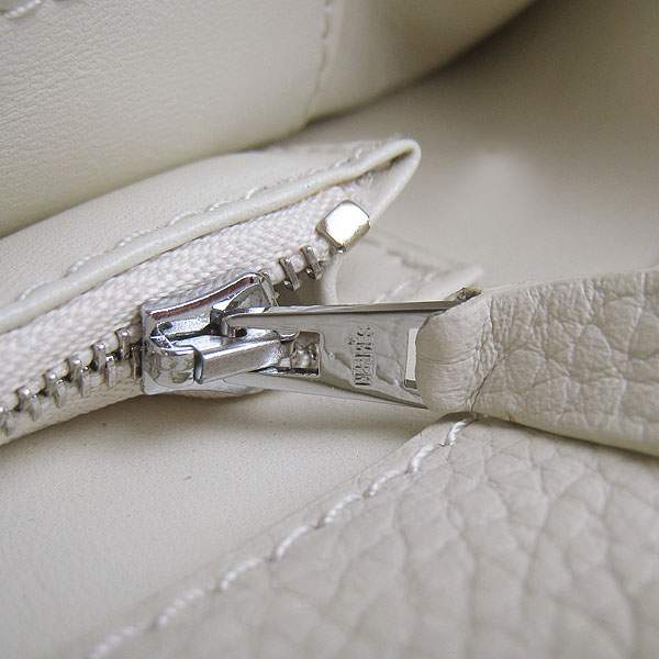 Hermes So Kelly 34cm Tote Leather Handbag - H2804 Offwhite
