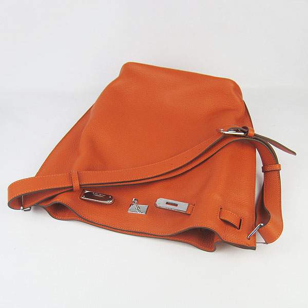 Hermes So Kelly 34cm Tote Leather Handbag - H2804 Orange