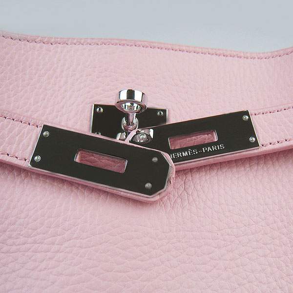 Hermes So Kelly 34cm Tote Leather Handbag - H2804 Pink