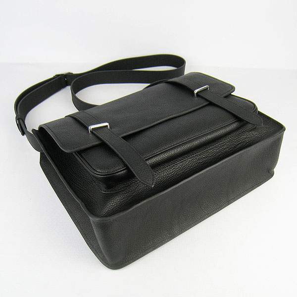 Hermes Steve Medium Messenger Bag - H2810 Black