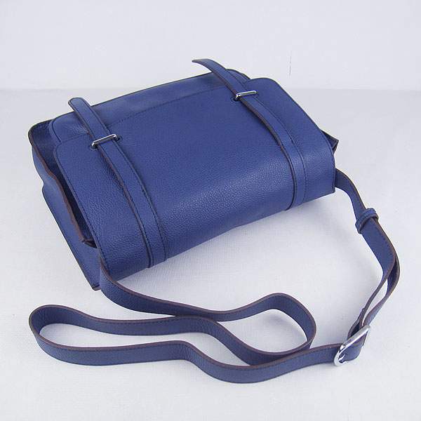 Hermes Steve Medium Messenger Bag - H2810 Dark Blue - Click Image to Close