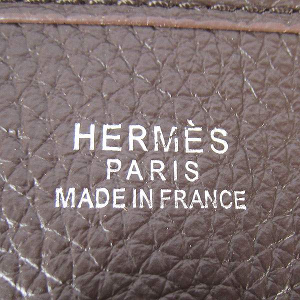 Hermes Evelyne Bag - H6309 Dark Coffee With Silver Hardware