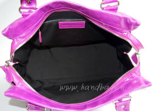 Balenciaga L084358 Violet Giant City Whipstitch Handbag - Click Image to Close