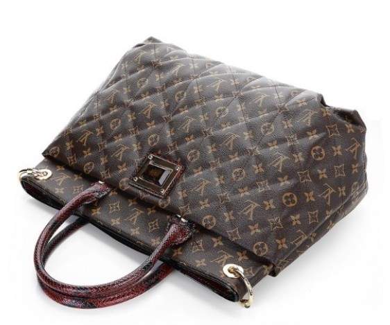 Louis Vuitton Monogram Canvas Limited Edition Hawksbill Bag Brown M40401 - Click Image to Close