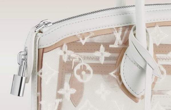 Louis Vuitton Monogram Transparent Lockit White M4110