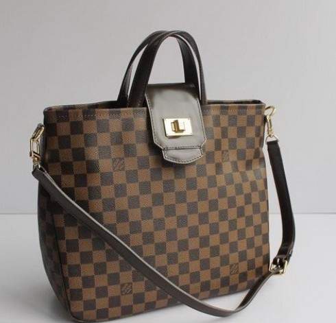 Louis Vuitton Damier Canvas Top Handle Bags M41177 - Click Image to Close