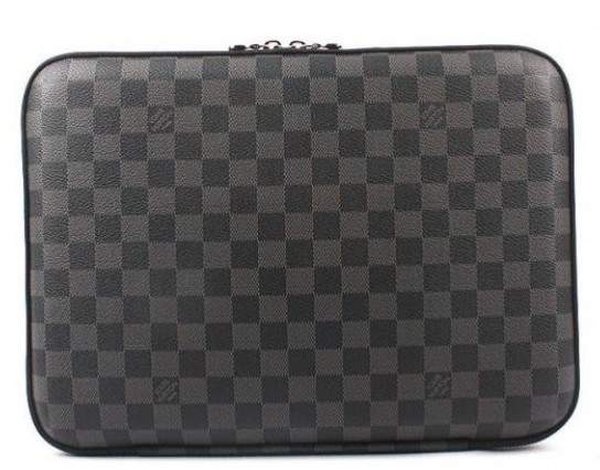 Louis Vuitton Damier Graphite Canvas Laptop Sleeve 13" N58026 - Click Image to Close