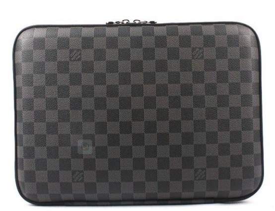 Louis Vuitton Damier Graphite Canvas Laptop Sleeve 13" N58026 - Click Image to Close