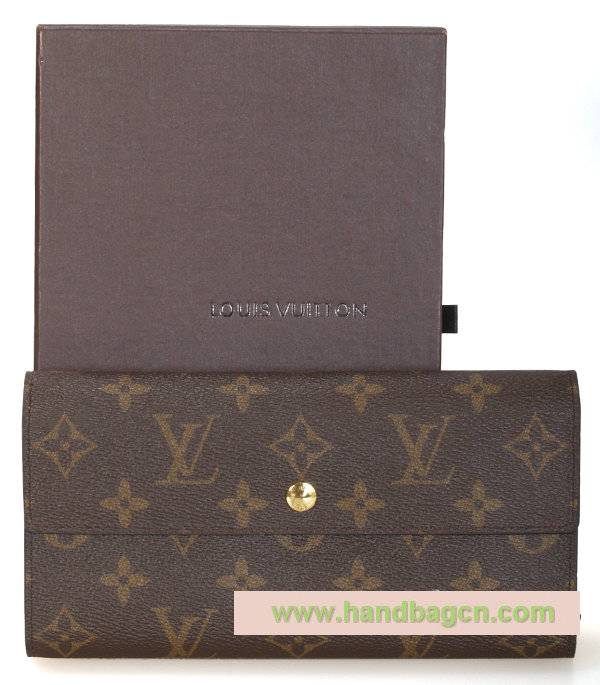 Louis Vuitton Monogram Canvas Porte-Trésor Checkbook M61020 - Click Image to Close