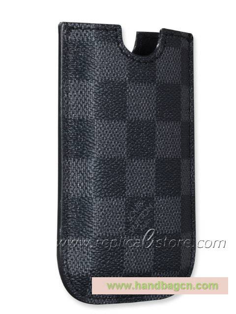 Louis Vuitton n62667 black Damier Graphite Iphone Case - Click Image to Close