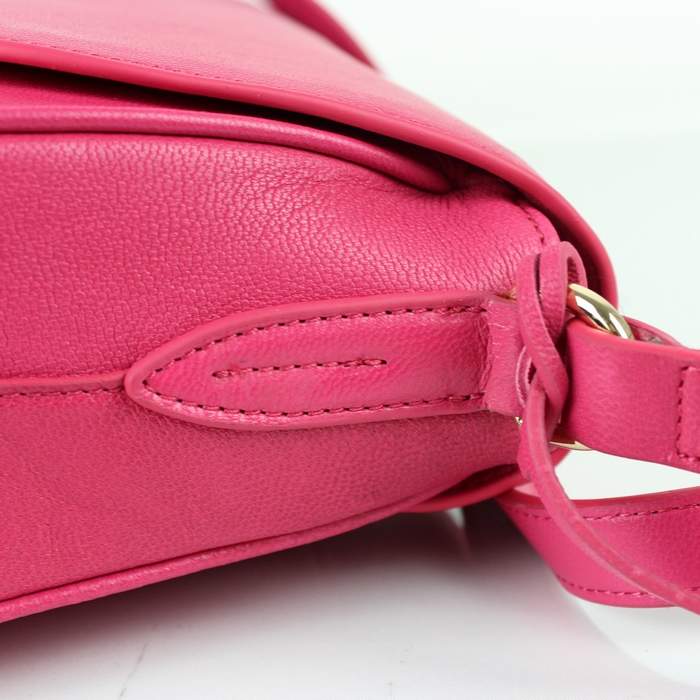 Prada Original Lambskin leather Handbag - 8227 Rose Red