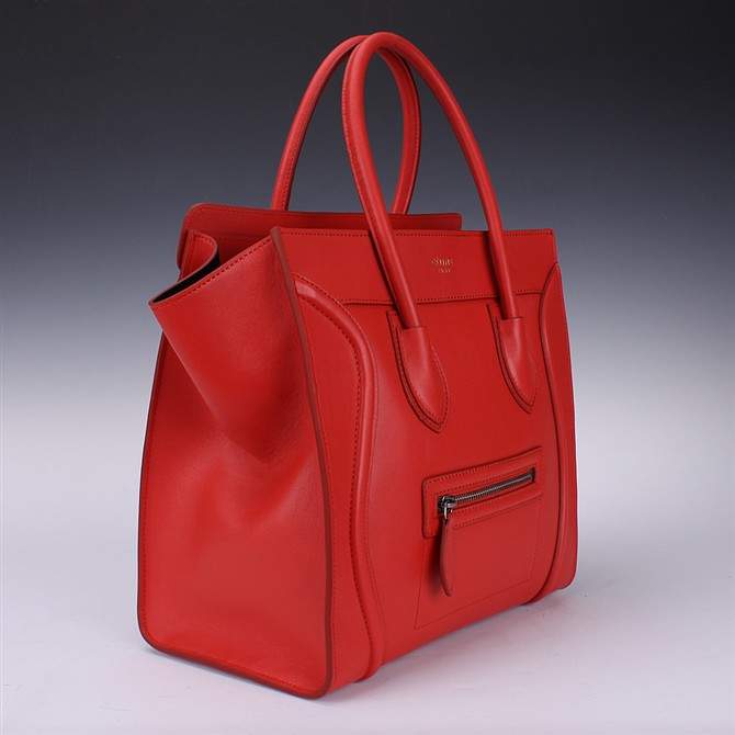 Knockoff Celine Luggage Mini 30cm Tote Bag - 88022 red