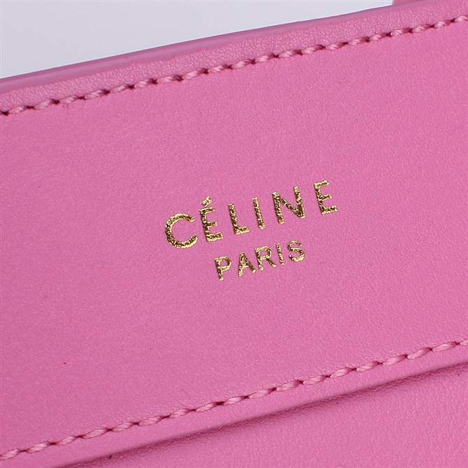 Knockoff Celine Luggage Mini 30cm Tote Bag - 88022 light pink - Click Image to Close