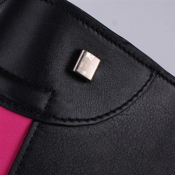 Knockoff Celine Luggage Mini 30cm Tote Bag - 88022 peach red & black - Click Image to Close
